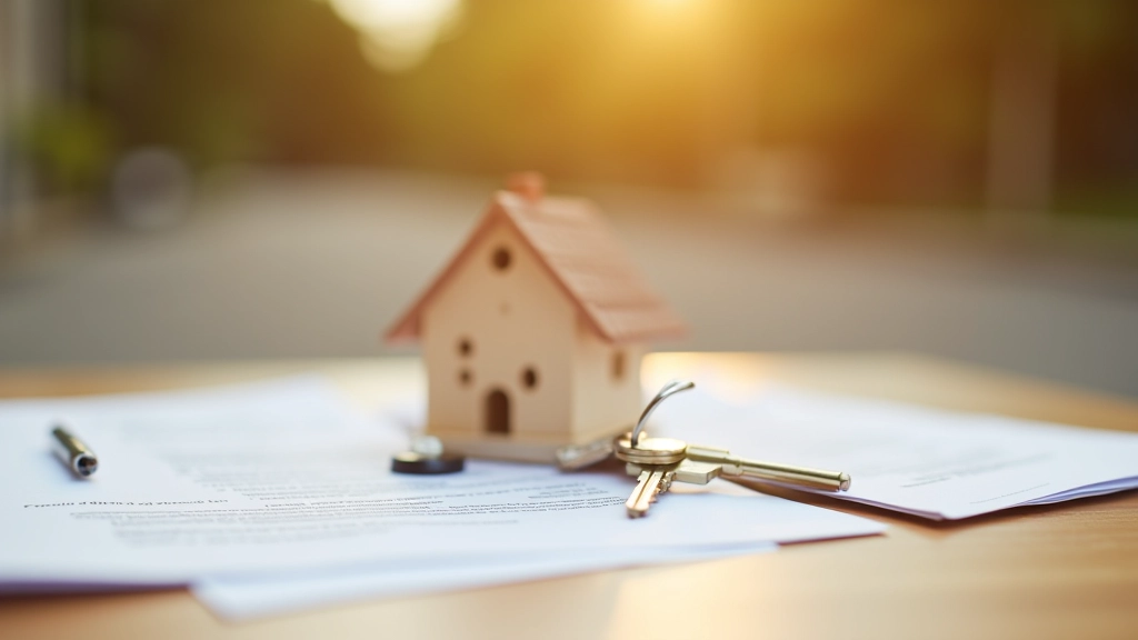 Clés de maison sur table